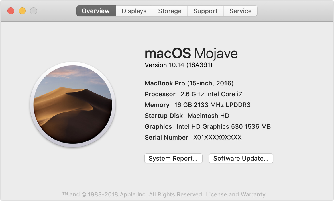 2016 for mac version